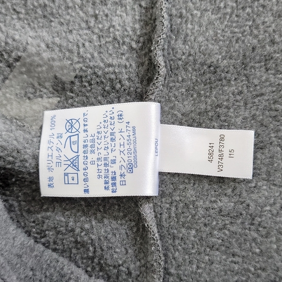 Lands' End Women's Gray Zip Up Fleece Sweater, S - Picture 9 of 9